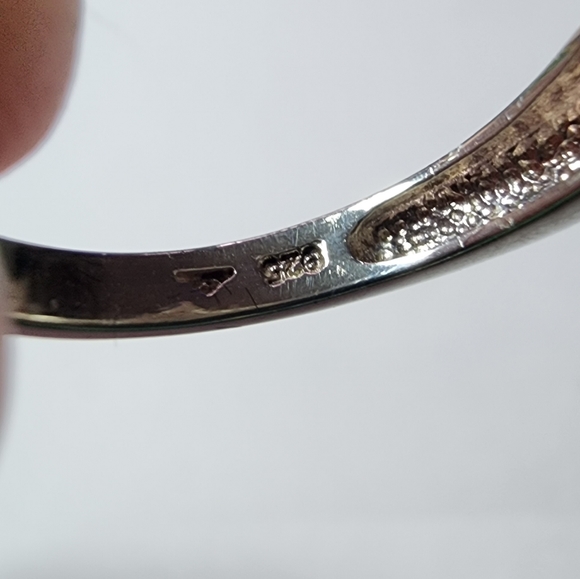 Green Amethyst with White Topaz Ring - Picture 9 of 13